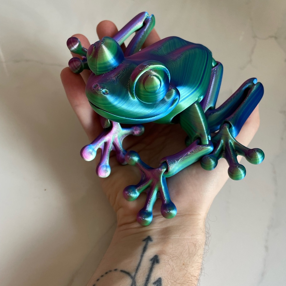 Colorful Frog Action Figure - Picture 6 of 8